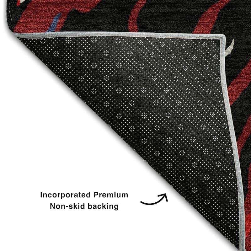 Premium Washable Super Soft Abstract Contemporary Mayfield Rug