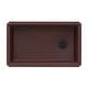 preview thumbnail 2 of 4, Ruvati 32 x 19 inch epiGranite Undermount Granite Composite Quartz Single Bowl Kitchen Sink - Carnelian Red - RVG2033RD