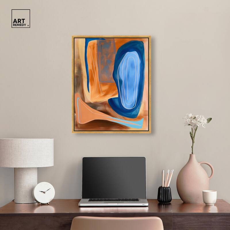 An Abstract Oil I Canvas by Art Remedy