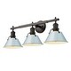 preview thumbnail 5 of 37, Orwell 3-light Bathroom Vanity Light