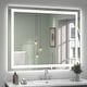 preview thumbnail 51 of 61, LED Bathroom Vanity Mirror Wall Mounted with Double Light Strip, 3-Color Dimmable, Anti-Fog, HD Tempered Glass, UL-Listed, ETL