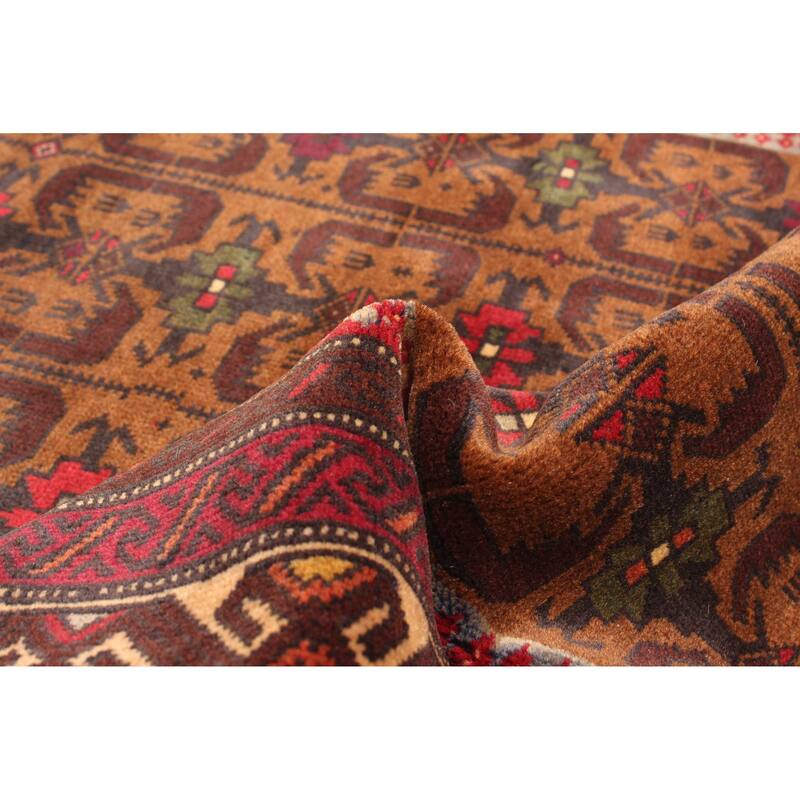 ECARPETGALLERY Hand-knotted Teimani Brown Wool Rug - 2'10 x 4'8