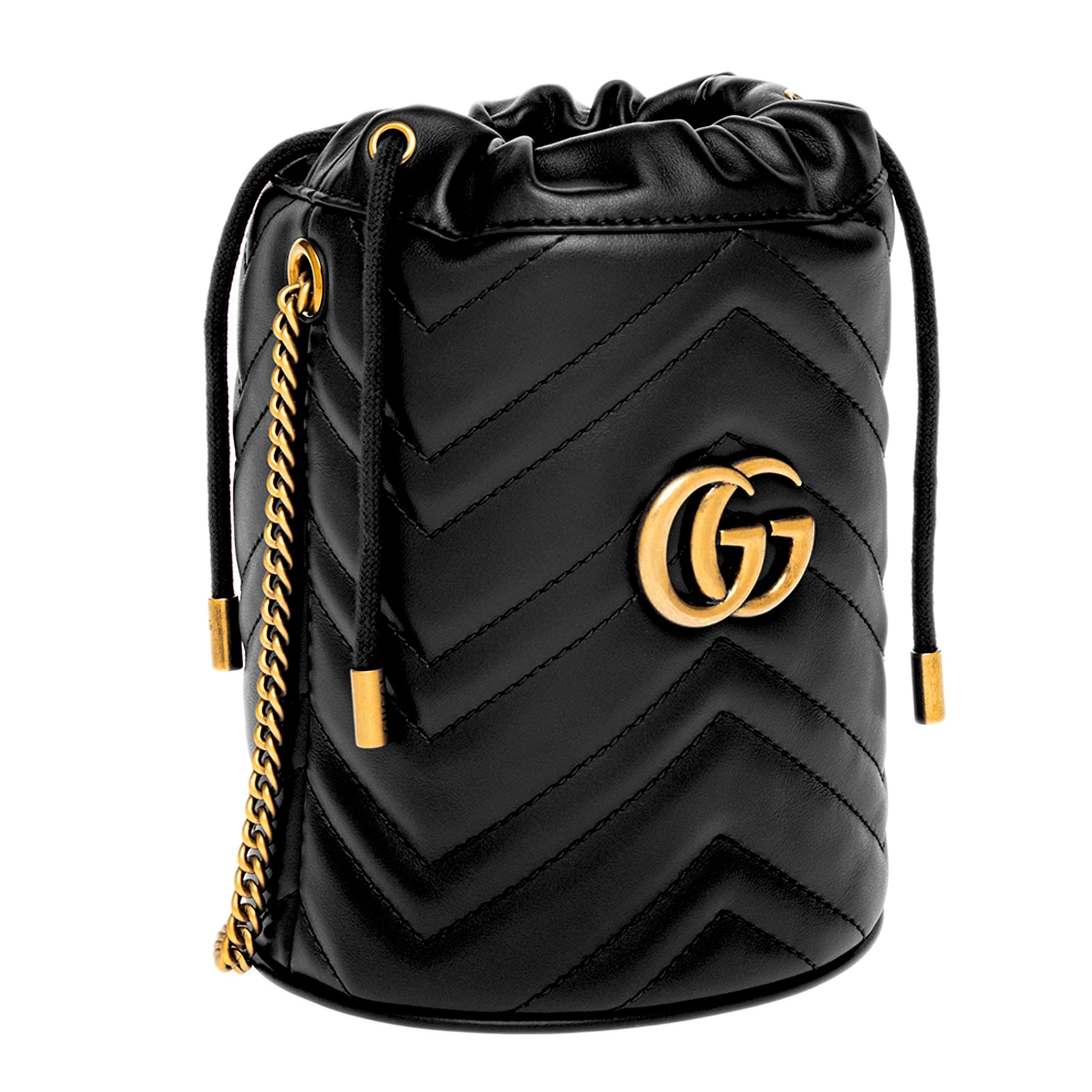 Gucci Small GG Marmont Bucket Bag - Overstock - 43085695