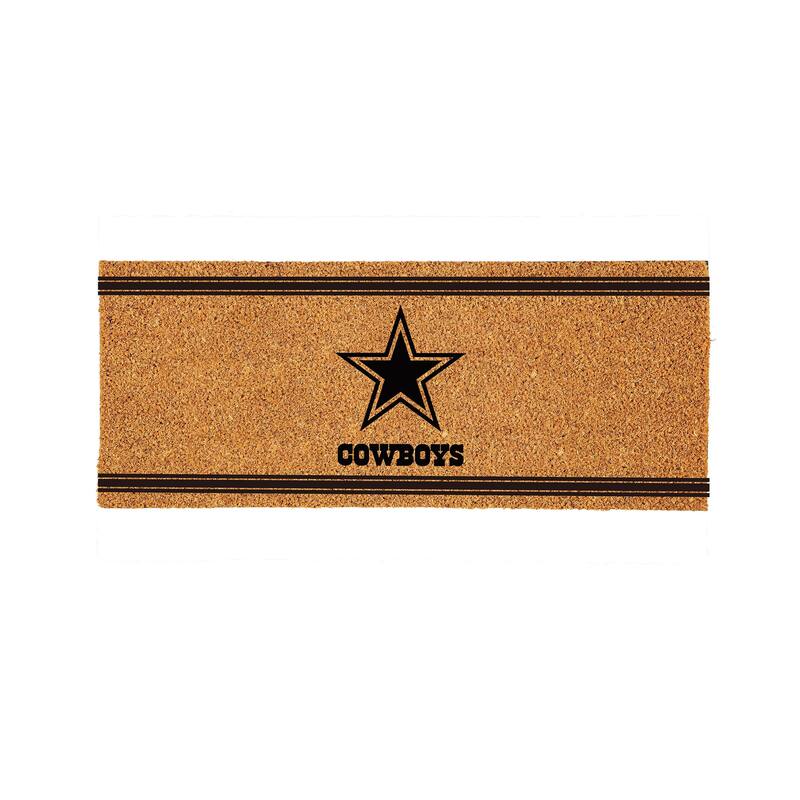 Dallas Cowboys Monochrome Indoor/Outdoor Coir Door Mat