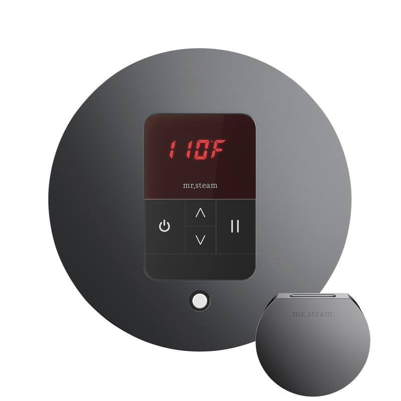 Mr Steam ITRD Itempo Round Steam Shower Control and Steamhead