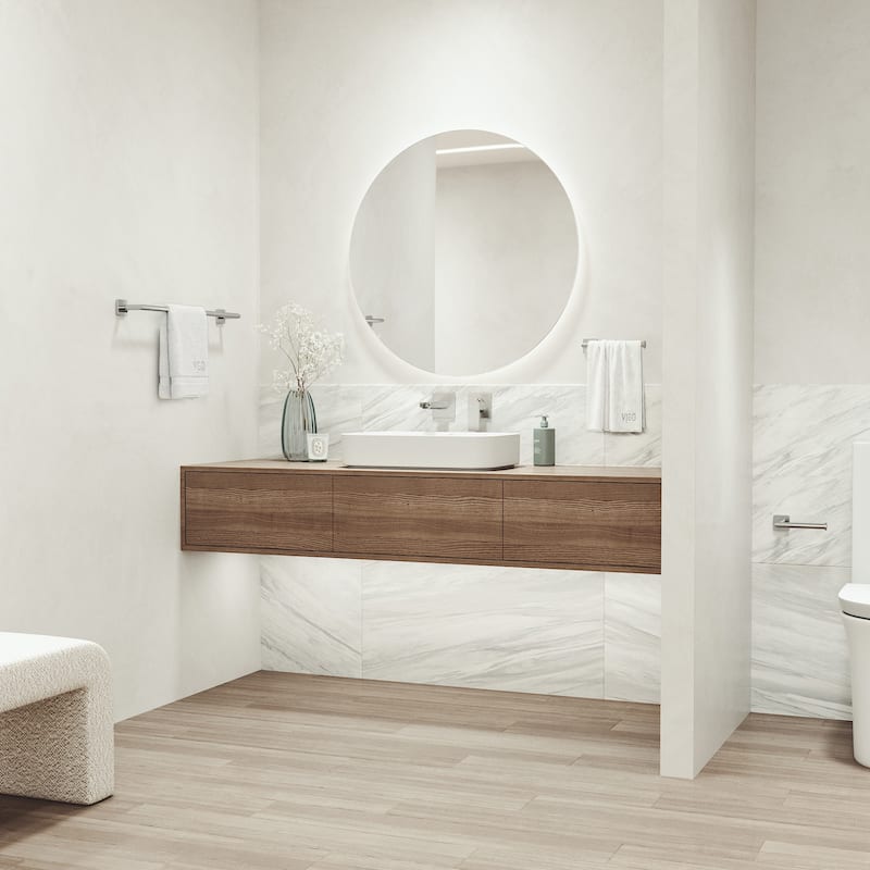 VIGO Satro 3-Piece Bathroom Hardware Accessory Set with 24 in. Towel Bar, Toilet Paper Holder, Hand Towel Holder