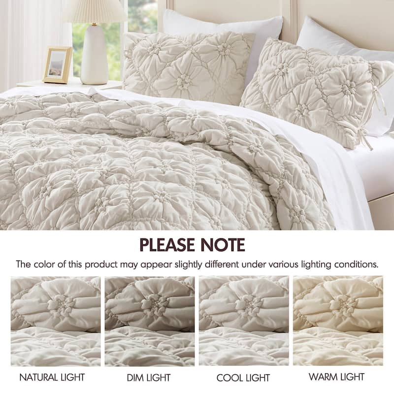 3PCS Full/Queen Comforter Set
