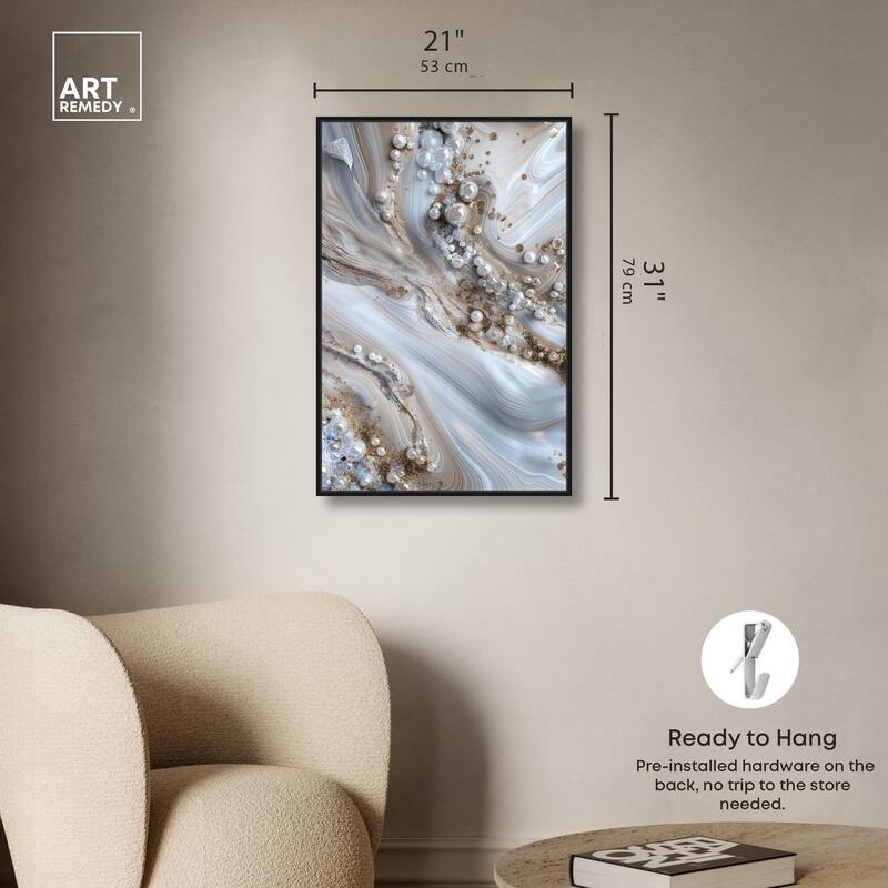 Effervescent Earth Canvas by Art Remedy