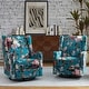 preview thumbnail 30 of 44, Gastone Transitional Floral Fabric Nursery Recliner with Curved Arms by HULALA HOME(Set of 2)
