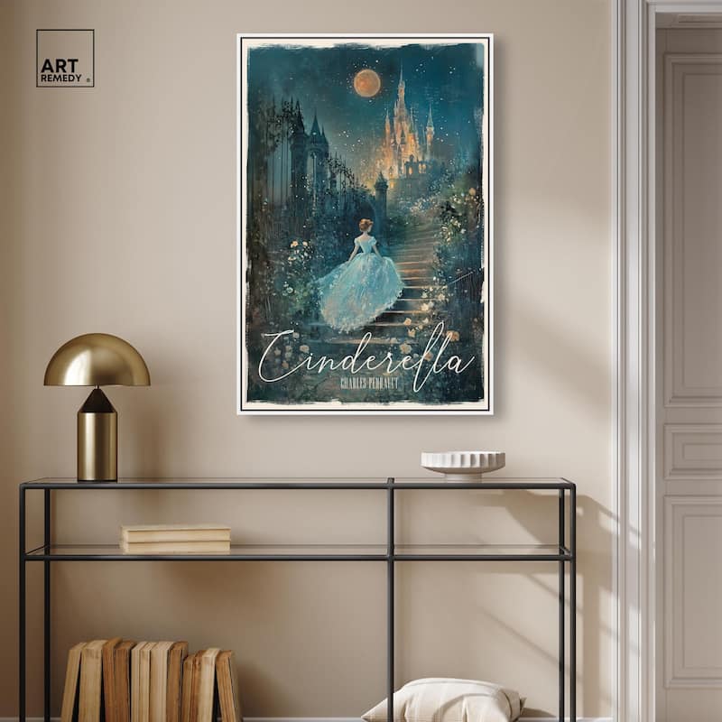 Classic Cinderella Canvas by Art Remedy