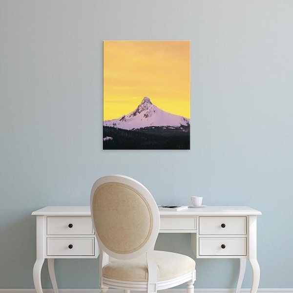 Easy Art Prints Charles Gurche's 'Mt Washington At Sunset' Premium Canvas Art