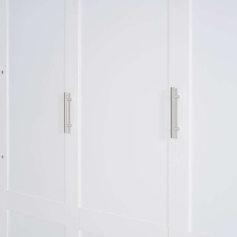 Queen Size Multifunctional Murphy Bed with Cushion and Storage
