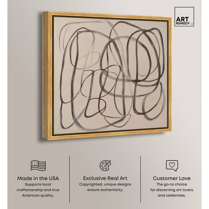 Unbroken Line II Canvas by Art Remedy