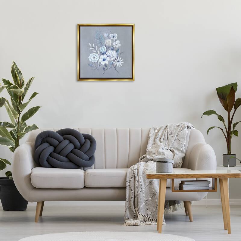 Stupell Mixed Flower Bundle Framed Floater Canvas Wall Art Design By Marilyn Dunlap