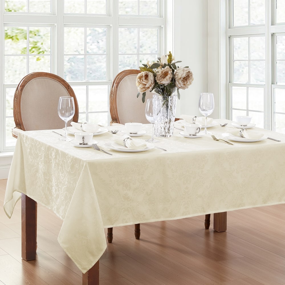 Caiden Elegance Damask Tablecloth