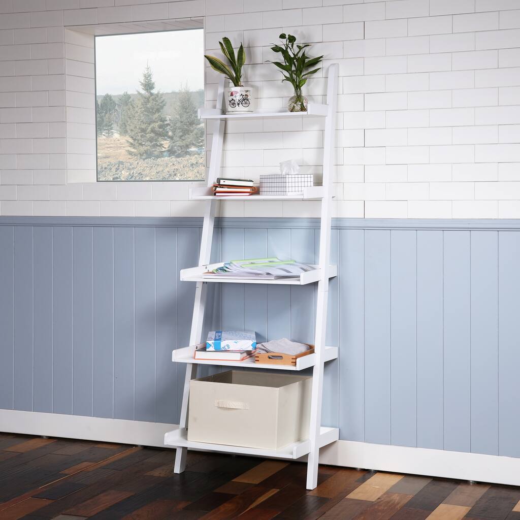 Clean Line Ladder with Five Shelves