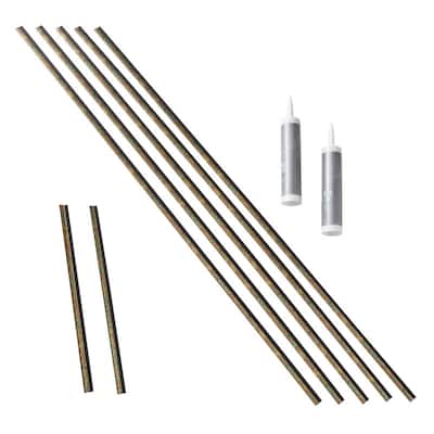 Fasade Backsplash Accessory Kit in Copper Fantasy - 5 Pack