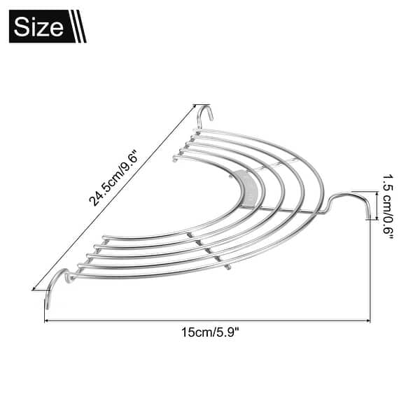 Oil Drain Rack Semi-circular Draining Rack for Fried Food - Bed Bath ...