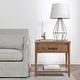 preview thumbnail 1 of 9, Ciaria 1-Drawer End Table Brown by Kosas Home