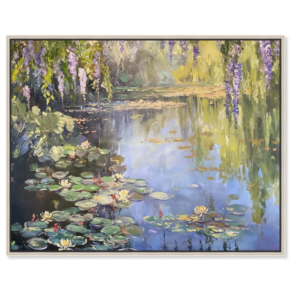 Lily Lagoon II Canvas by Art Remedy