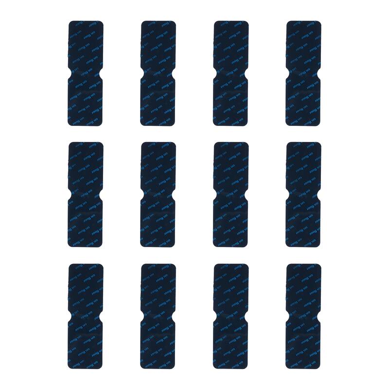 Non Slip Rug Tape / Adhesive - Black - 6" X 2" - 6" X 2"