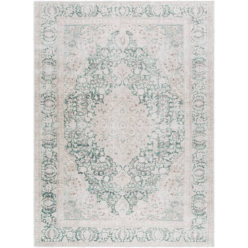 Livabliss Amelie Washable Traditional Area Rug
