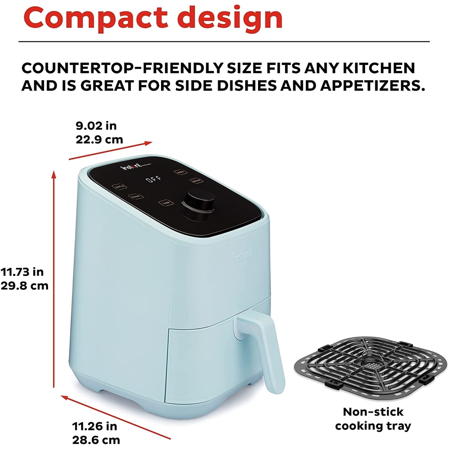 Instant Vortex 4-in-1 Mini Air Fryer Oven Combo (2-QT) - Bed Bath & Beyond  - 37229917