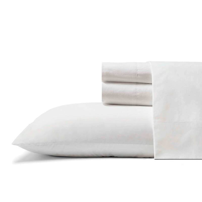 Tommy Bahama Cool Zone Breathable Moisture Wicking Solid Bed Sheet Set - Queen - Cool Zone White