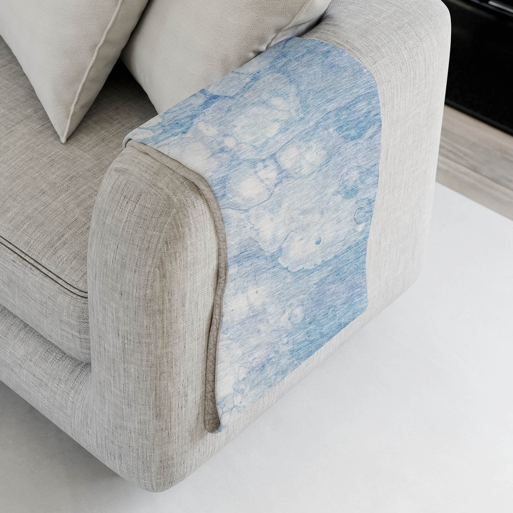 Premium Machine Washable Abstract Modern Sherpa Throw Blanket