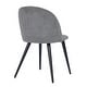 preview thumbnail 125 of 176, Homy Casa Mid-Century Modern Fabric Dining Chairs (Set of 2)