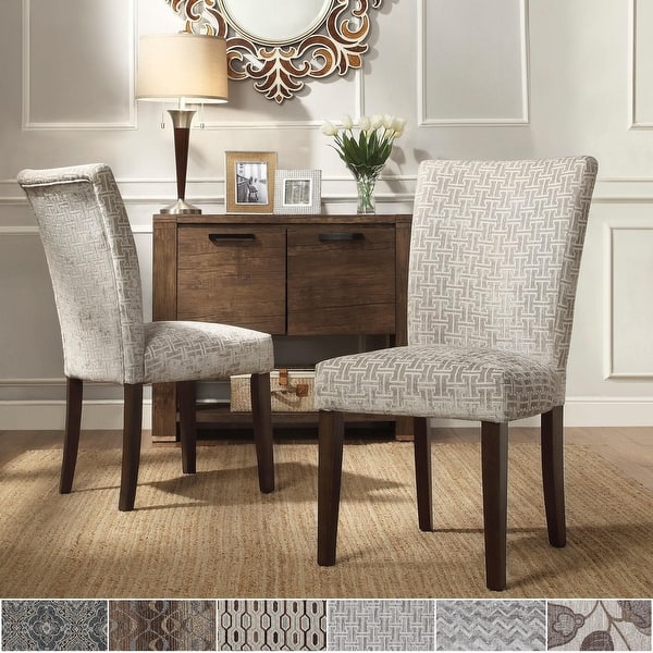 slide 1 of 25, Catherine Print Parsons Dining Side Chair (Set of 2) by iNSPIRE Q Bold