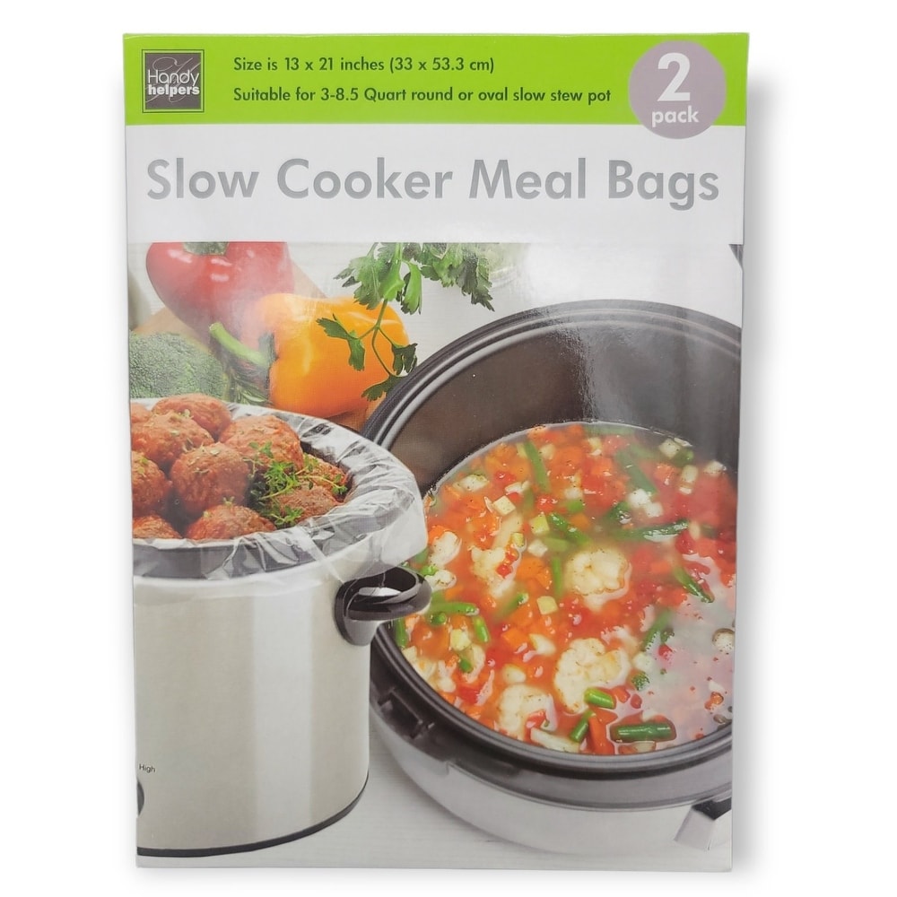 Crockpot Slow Cooker Liner 30 Count,Large Size 13 x 21 Inch, Fits 3 to 8.5  Quarts CrockPot Liners