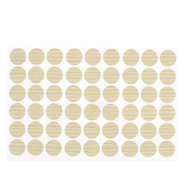 Plastic Self-Adhesive Screw Covers Caps Stickers 54 in 1 for 21mm Dia