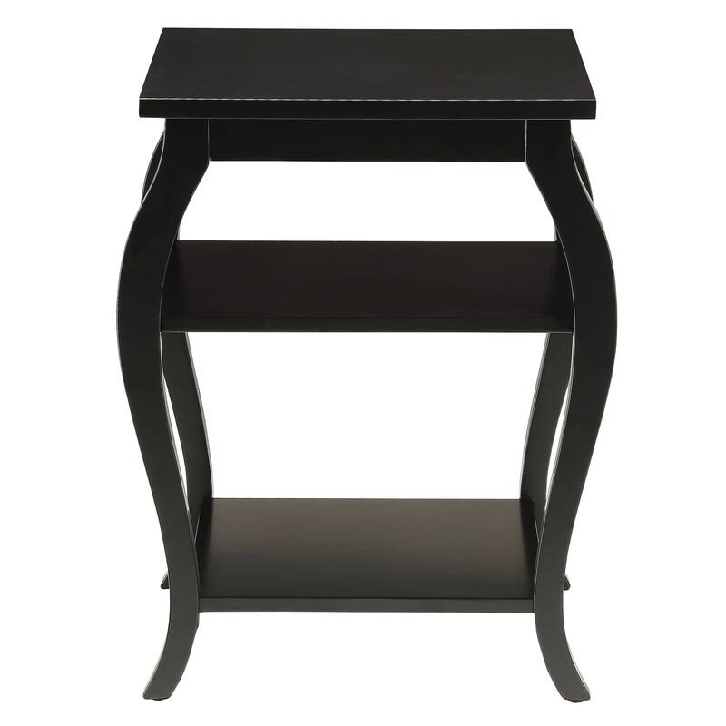 Andreas 2-shelf End Table