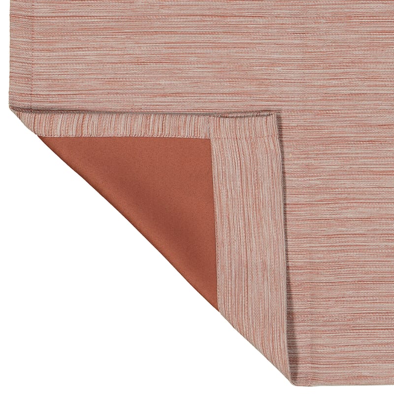 Eclipse Wyckoff Blackout Thermaweave, Grommet Window Curtain Panel Pair, 2 Panels