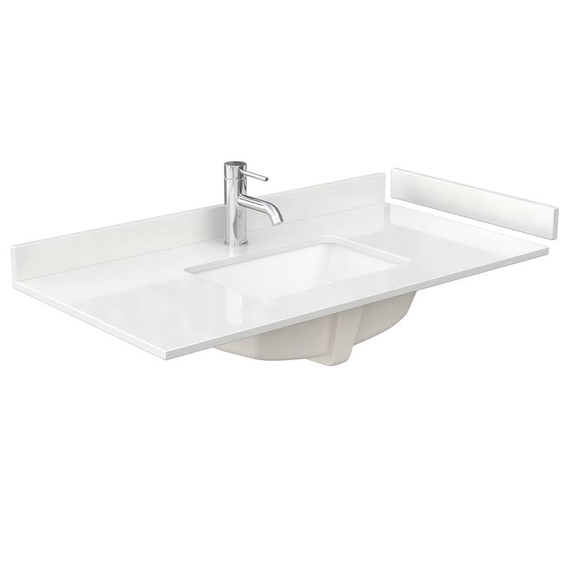 Marlena 42-inch Single Vanity, Quartz Top