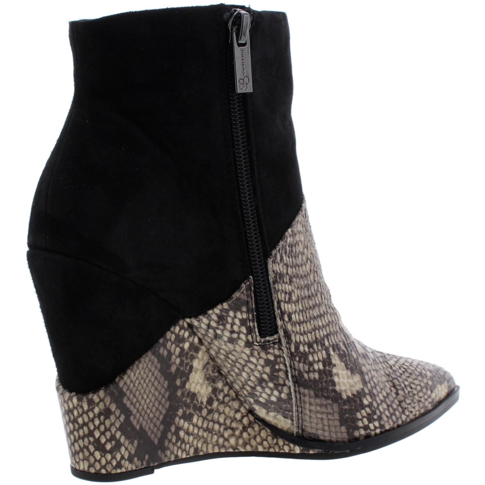 jessica simpson huntera wedge bootie