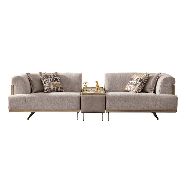 Ufa Comfortable Modern Living room Sofa - Cream