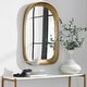 preview thumbnail 3 of 5, Uttermost Bradano Brass Arch Mirror - 23.75"W x 35.5"H x 4"D