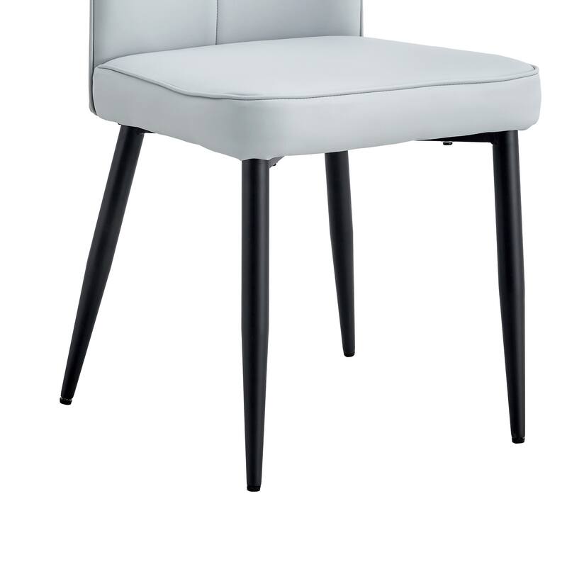 Dining Table Set for 4, Modern Dining Table and 4 Chairs Set, 5 Piece Kitchen Table and Chairs Set