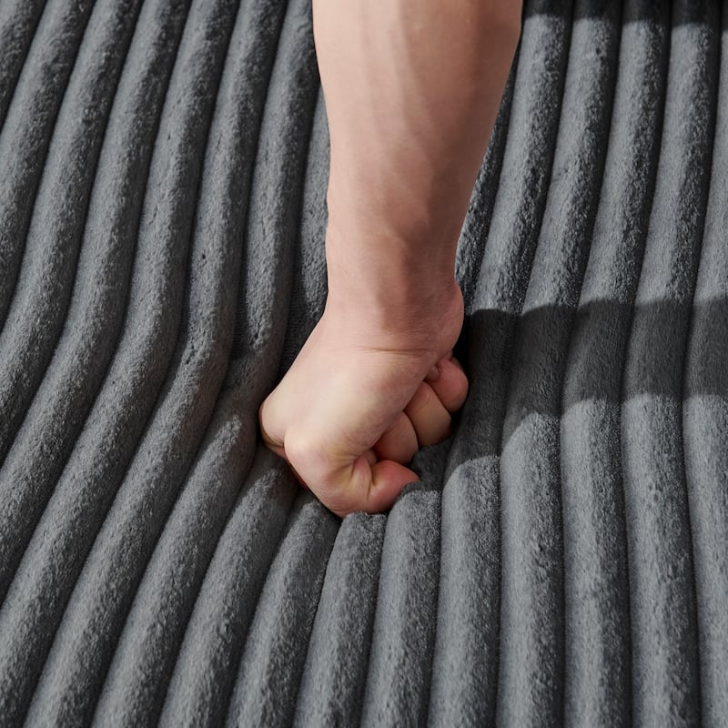 94.1" U-Shaped Sectional Sofa with Two Movable Ottomans