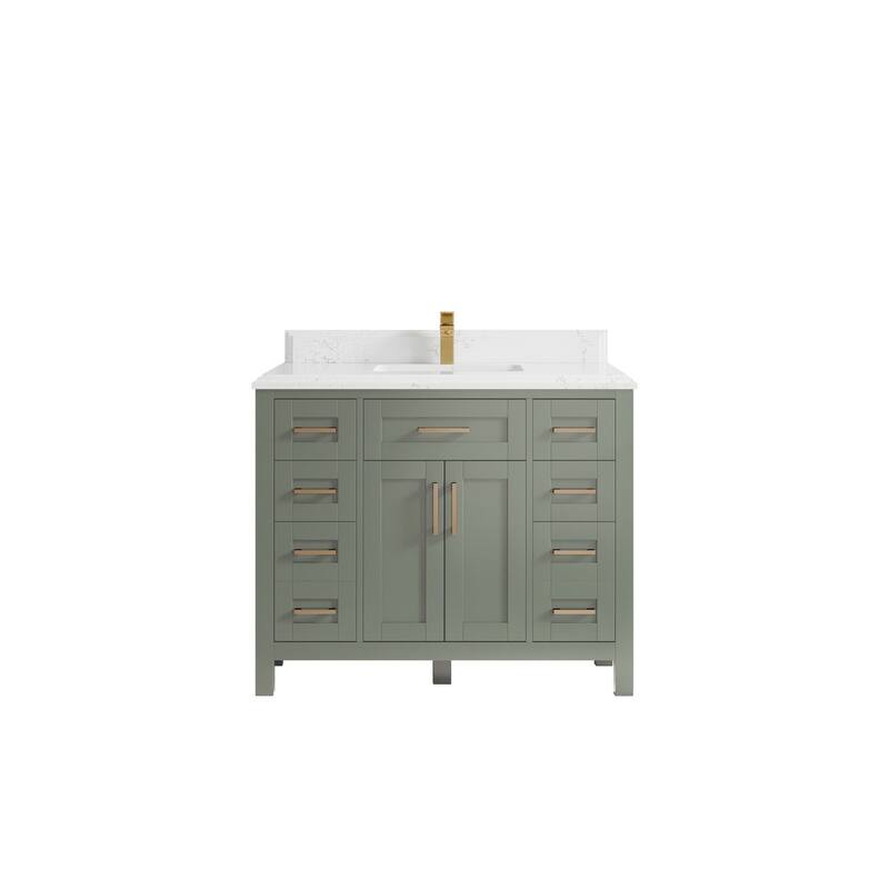Willow Collections 42 in. W x 22 in. D Cambridge Single Sink Bathroom Vanity with Countertop