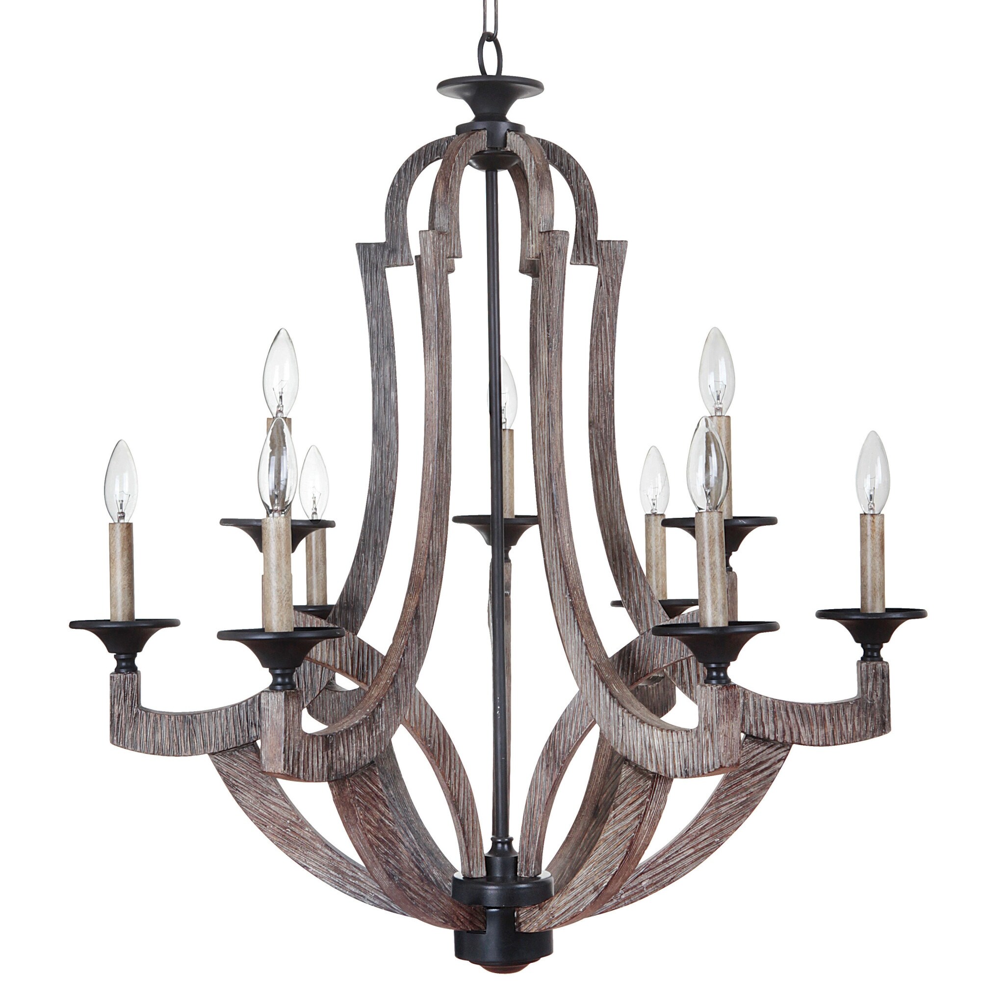 Shop Craftmade 35129 Winton Two Tier 9 Light Candle Style