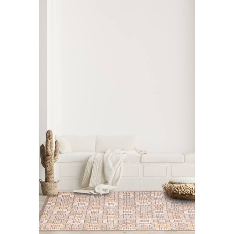 ECARPETGALLERY Hand-knotted Tangier Taupe Wool Rug - 8'11 x 12'3