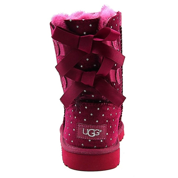maroon uggs with bows