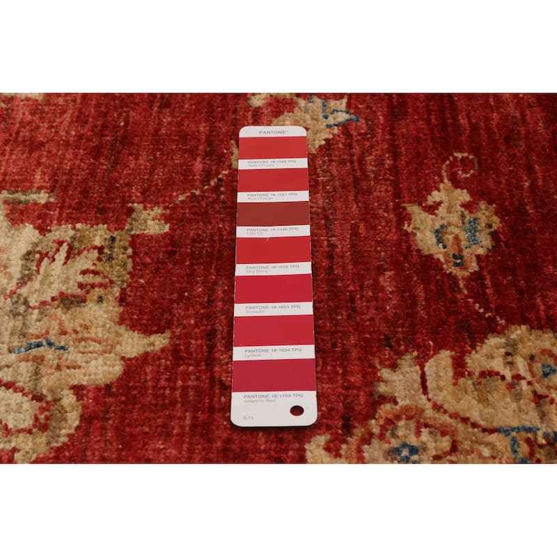 ECARPETGALLERY Hand-knotted Chobi Finest Red Wool Rug - 5'6 x 8'1