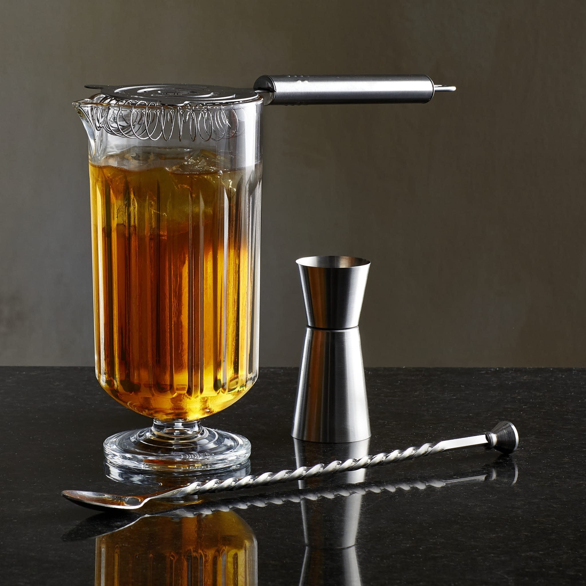 Libbey Classic Cocktail Flashback 4-Piece Bar Mixing Set - Set of 4
