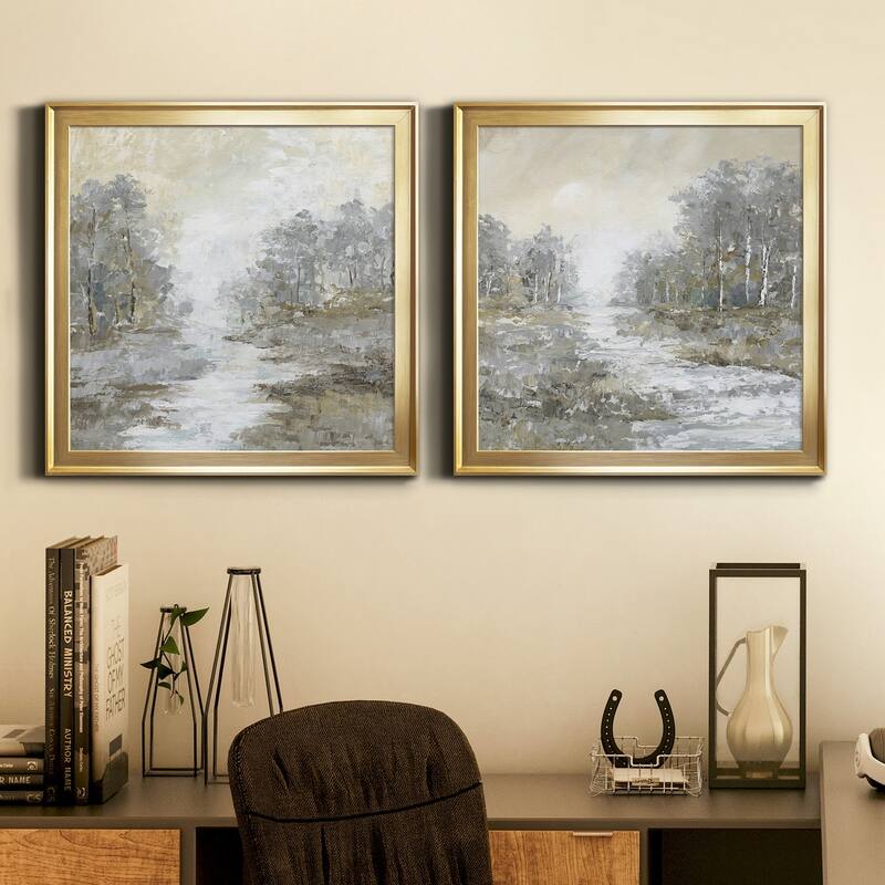 Babbling Brook I-Premium Framed Canvas - Ready to Hang - Multi-Color