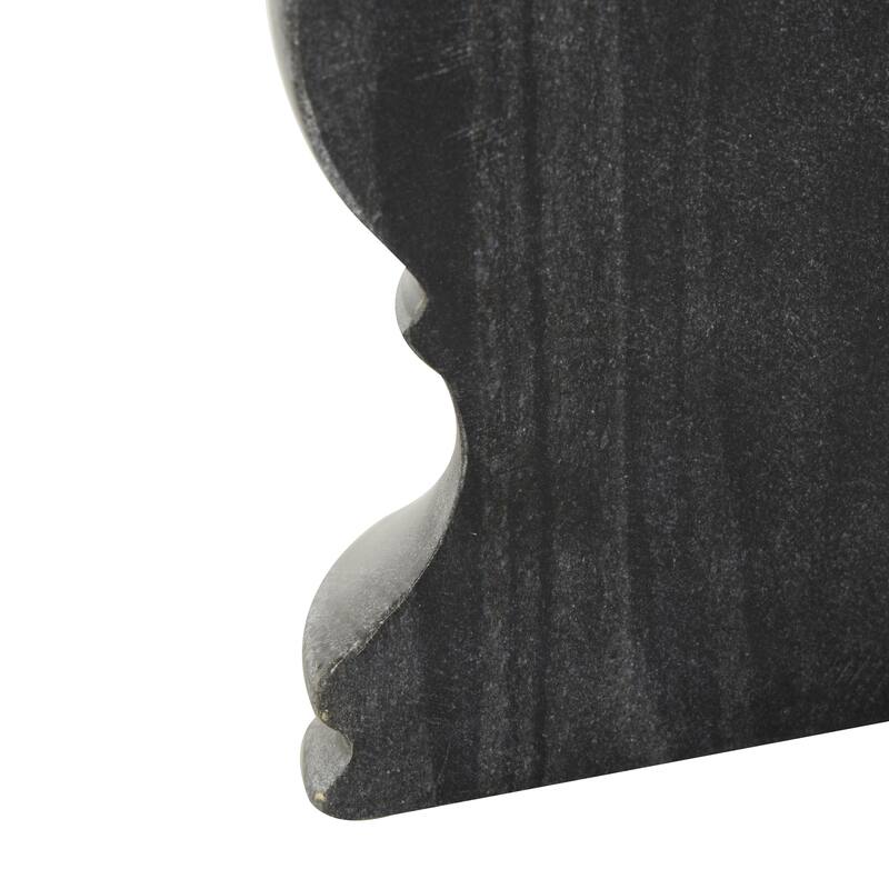 Marble Globe Sleek Orb Bookends - Set of 2 Black or White - Roche River Decor