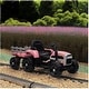 preview thumbnail 12 of 22, Kids Ride on Tractor with Trailer & Parent Remote Control,12V Battery Powered Ride On Tractor Toy with Dual Motors